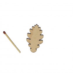 Baza Blank Frunza Stejar - 46x28 mm