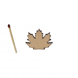 Baza Blank Frunza de Artar - 40x32 mm