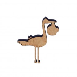 Baza Blank Barza cu Bebelus - 60x55 mm