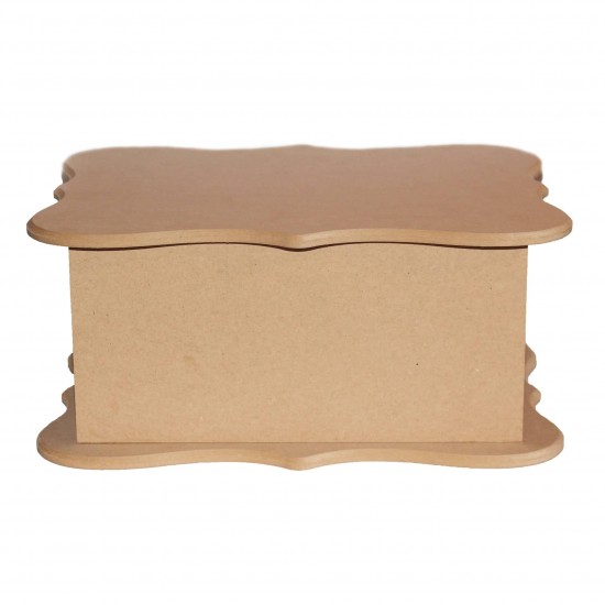 Cutie MDF Blank - 35x25x14 cm - Model Ondulat