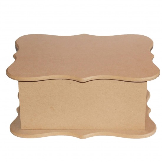 Cutie MDF Blank - 35x25x14 cm - Model Ondulat