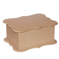 Cutie MDF Blank - 38x29x17 cm - Model Ondulat