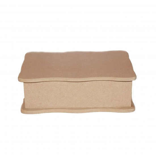 Cutie MDF Blank - 30x21x10 cm - Model Ondulat
