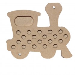 Cutie Dintisori Lapte si Mot Locomotiva 13x13x2 CM- Blank