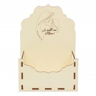Cutie tip Plic din Lemn - La multi ani Mama