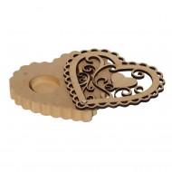 Cutie Verighete Inima Blank