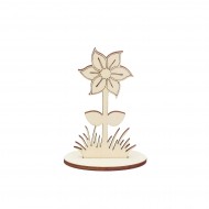 Ornament Blank Floare cu Suport