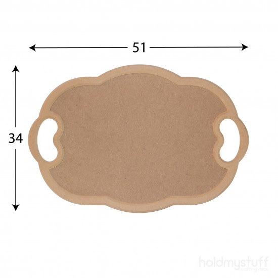 Tava MDF Blank - Bubble Gum - Tava Gatitul Miresei - Tava Mot - 51x34x1.2cm