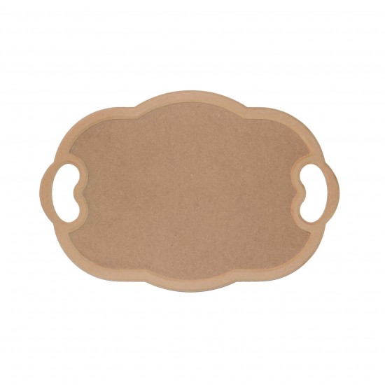 Tava MDF Blank - Bubble Gum - Tava Gatitul Miresei - Tava Mot - 45x30 cm