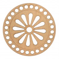 Baza din lemn pentru Crosetat Model Margareta - Fag- 15cm - 28o - 10mm