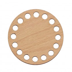 Baza din lemn pentru Crosetat Simpla - Fag - 10cm - 16o - 10mm