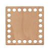 Baza din lemn pentru Crosetat - Patrat - Fag - 11x11cm - 24o - 10mm