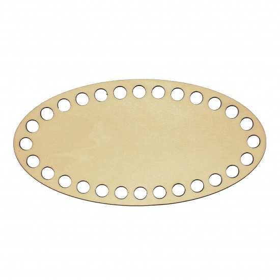 Baza din lemn pentru Crosetat - Oval - Albasia - 20x10cm - 28o - 10mm Baza din lemn pentru Crosetat - Oval - Albasia - 20x10cm - 28o - 10mm