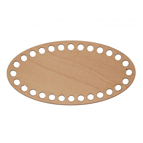 Baza din lemn pentru Crosetat - Oval - Fag - 20x10cm - 28o - 10mm Baza din lemn pentru Crosetat - Oval - Fag - 20x10cm - 28o - 10mm