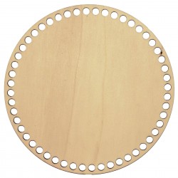 Baza din lemn pentru Crosetat Simpla -Albasia - 25cm -52o - 10mm