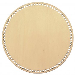 Baza din lemn pentru Crosetat Simpla - Albasia - 25cm - 82o - 6mm