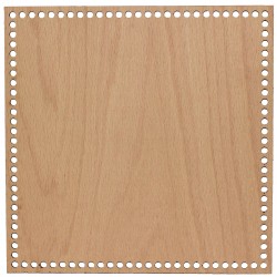 Baza din lemn pentru Crosetat - Patrat - Fag - 25x25cm - 104o - 6mm