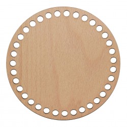 Baza din lemn pentru Crosetat Cerc - Fag - 15cm - 35o - 8mm