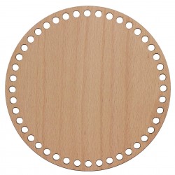 Baza din lemn pentru Crosetat Cerc - Fag - 20cm - 44o - 8mm