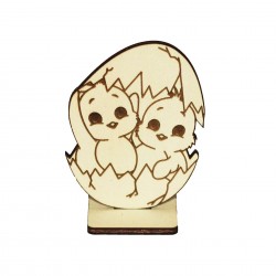 Baza Blank pentru Colorat - Pui FC007 - 105x77 mm Baza Blank pentru Colorat - Pui FC007 - 105x77 mm