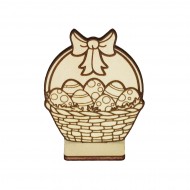 Baza Blank pentru Colorat - Cos cu Oua Paste FC009 - 105x80 mm