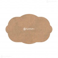 Tablita MDF 40x26x0.8 cm - Bubble Gum XL - Blank