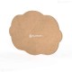 Tablita MDF 40x26x0.4 cm - Bubble Gum L - Blank