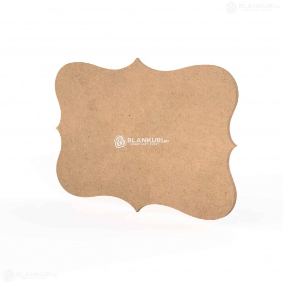 Tablita MDF 25x17x0.4 cm - Cupcake M - Blank