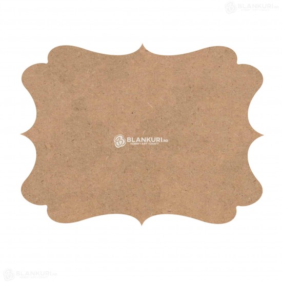 Tablita MDF - 25x19x0.4 cm - Sugary M - Blank