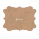 Tablita MDF - 25x19x0.4 cm - Sugary M - Blank
