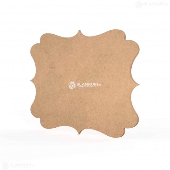 Tablita MDF - 25x19x0.4 cm - Sugary M - Blank