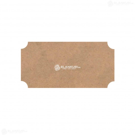 Tablita MDF 25x12x0.4 cm - Avenue M - Blank