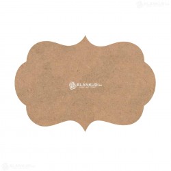 Tablita MDF 40x28x0.4 cm - Candy L - Blank