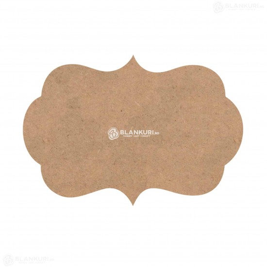Tablita MDF 40x28x0.8 cm - Candy XL - Blank