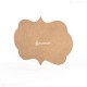 Tablita MDF 40x28x0.8 cm - Candy XL - Blank