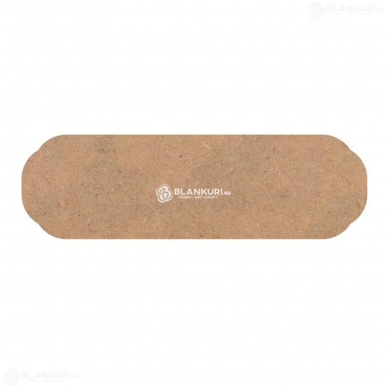 Tablita MDF 25x7.5x0.4 cm - Residence M - Blank