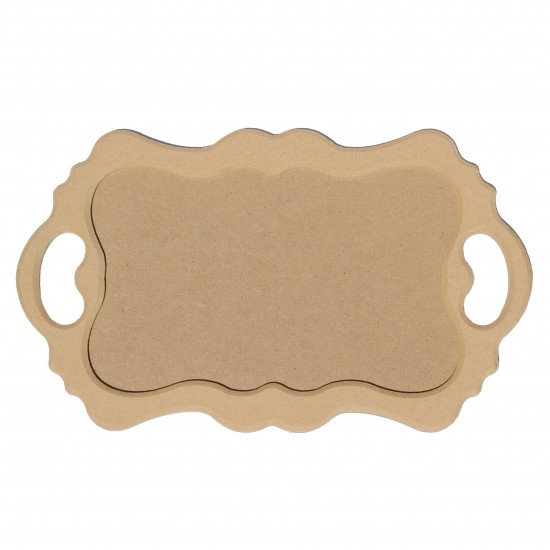 Tava MDF Blank - Royal - Tava Gatitul Miresei - Tava Mot - 54x32 cm