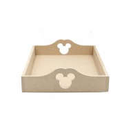 Tava MDF Blank - Interior A4 - Tava pentru Gatitul Miresei - Tava Mot - T12 - A4 - Soricel