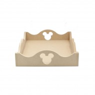 Tava MDF Blank - Interior A4 - Tava pentru Gatitul Miresei - Tava Mot - T13 - A4 - Soricel