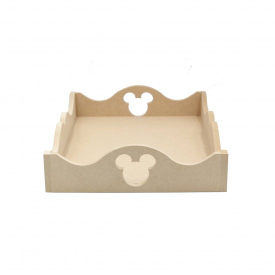 Tava MDF Blank - Interior A4 Plus - Tava pentru Gatitul Miresei - Tava Mot - T13 - A4 Plus - Soricel