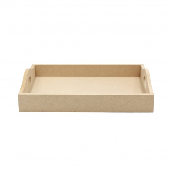 Tava MDF Blank - Interior 27x19 cm - Tava pentru Gatitul Miresei - Tava Mot - T3