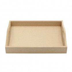 Tava MDF Blank - Interior 27x19 cm - Tava pentru Gatitul Miresei - Tava Mot - T3