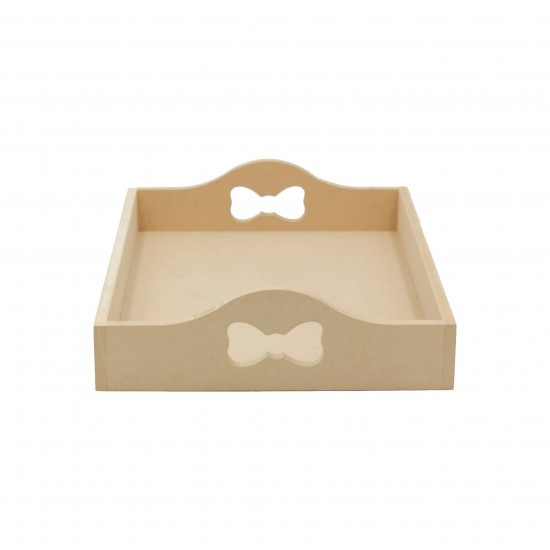 Tava MDF Blank - Interior A4 Plus - Tava pentru Gatitul Miresei - Tava Mot - T20 - A4 Plus - Fundita