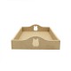 Tava MDF Blank - Interior A4 - Tava pentru Gatitul Miresei - Tava Mot - T25 - A4 - Bufnita B3