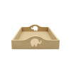 Tava MDF Blank - Interior A4 Plus - Tava pentru Gatitul Miresei - Tava Mot - T26 - A4 Plus - Elefant