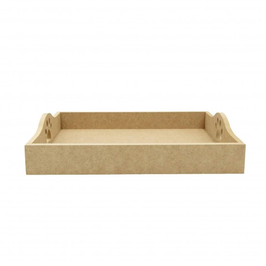 Tava MDF Blank - Interior A4 - Tava pentru Gatitul Miresei - Tava Mot - T27 - A4 - Labuta