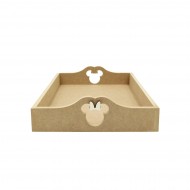 Tava MDF Blank - Interior A4 - Tava pentru Gatitul Miresei - Tava Mot - T28 - A4 - Lady Soricel