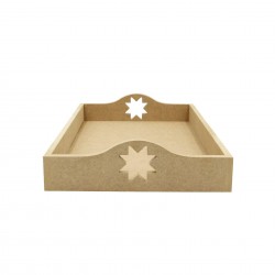 Tava MDF Blank - Interior A4 - Tava pentru Gatitul Miresei - Tava Mot - T31 - A4 - Motiv Traditional