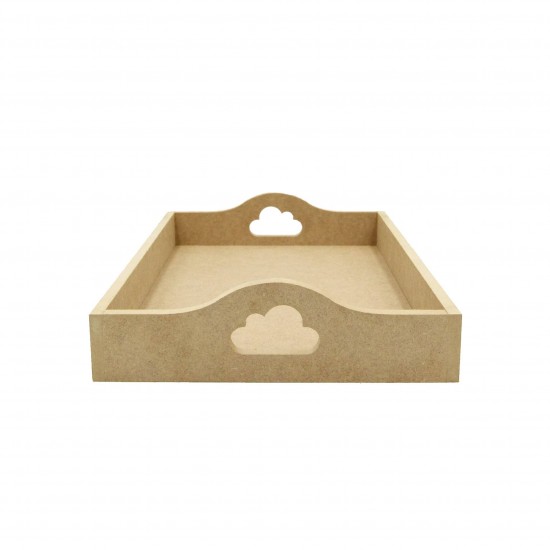 Tava MDF Blank - Interior A4 - Tava pentru Gatitul Miresei - Tava Mot - T32 - A4 - Nor