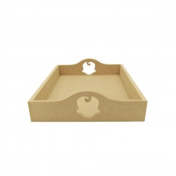 Tava MDF Blank - Interior A4 Plus - Tava pentru Gatitul Miresei - Tava Mot - T39 - A4 Plus - Bebelus